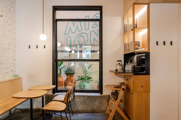 Coffee shop interior